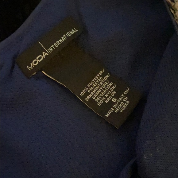 MODA International Asymmetrical Sequin Dress - Picture 3 of 4